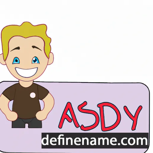 cartoon of the name Addysen