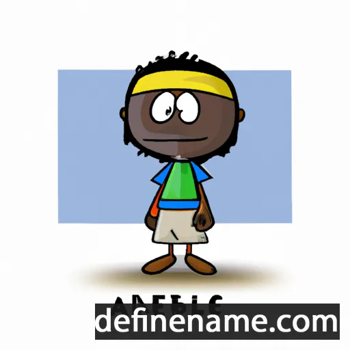 cartoon of the name Adebisi