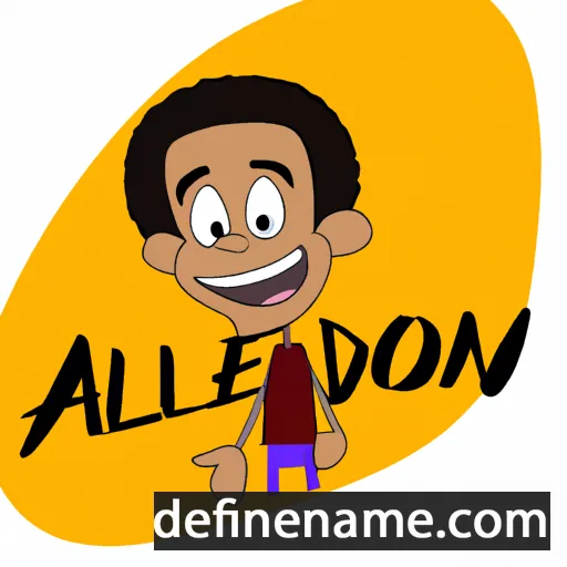 cartoon of the name Adeilson