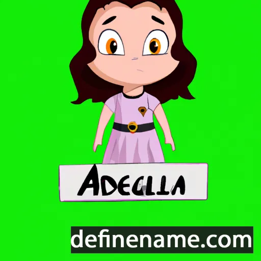 cartoon of the name Adelagia