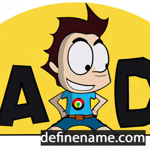 cartoon of the name Ádo