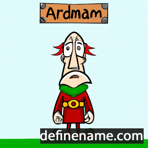 cartoon of the name Áedammair