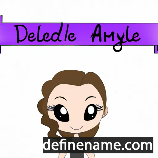 cartoon of the name Adelayne