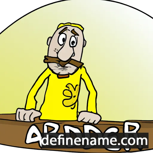 Adelbjørn cartoon