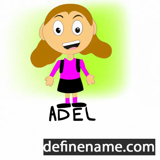 Adelei cartoon