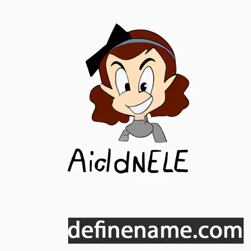 cartoon of the name Adeleine