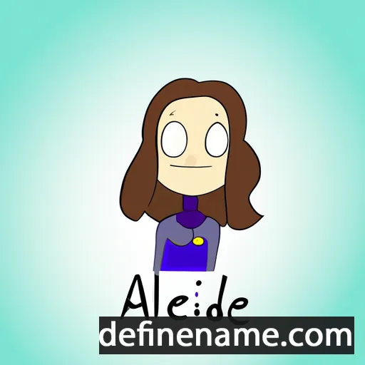 cartoon of the name Adelet