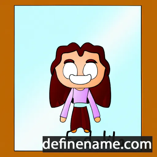 cartoon of the name Adelfa