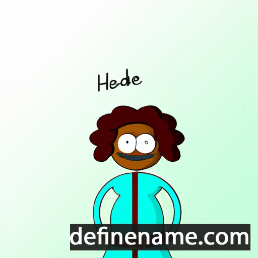 cartoon of the name Adelhejd