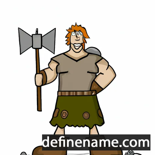 cartoon of the name Adelhelm