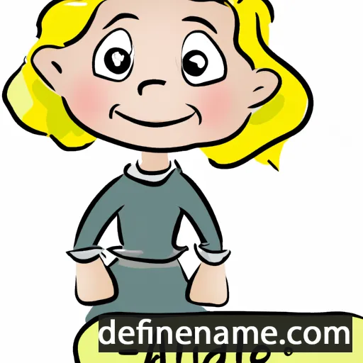 cartoon of the name Adelhild