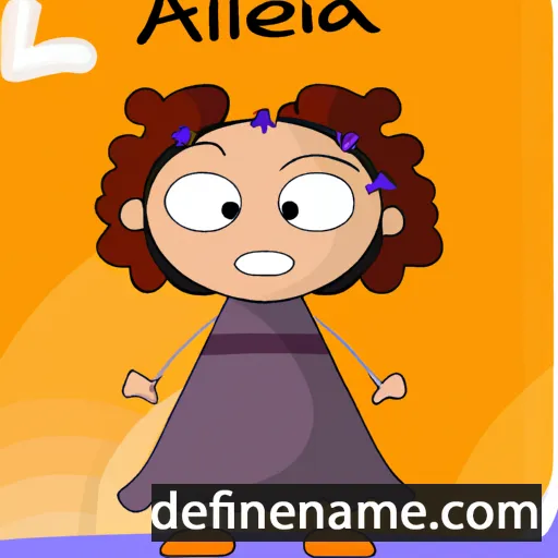 Adelìa cartoon