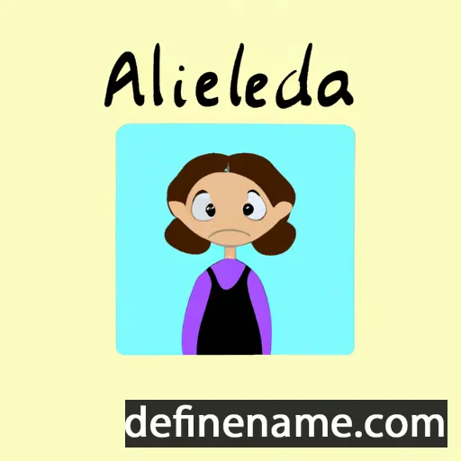 cartoon of the name Adeliina