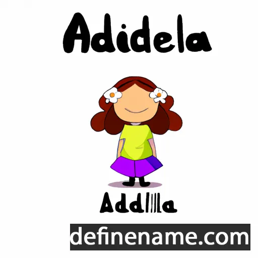 Adelila cartoon