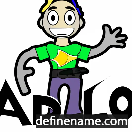 cartoon of the name Adelio