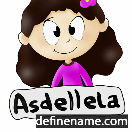 cartoon of the name Adelisia