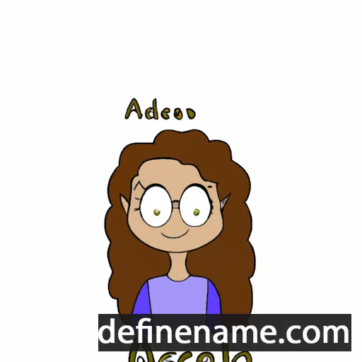 cartoon of the name Adelissa