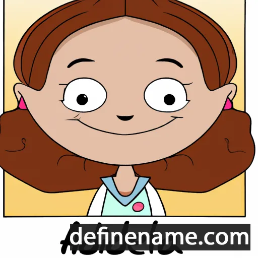 cartoon of the name Adeliza