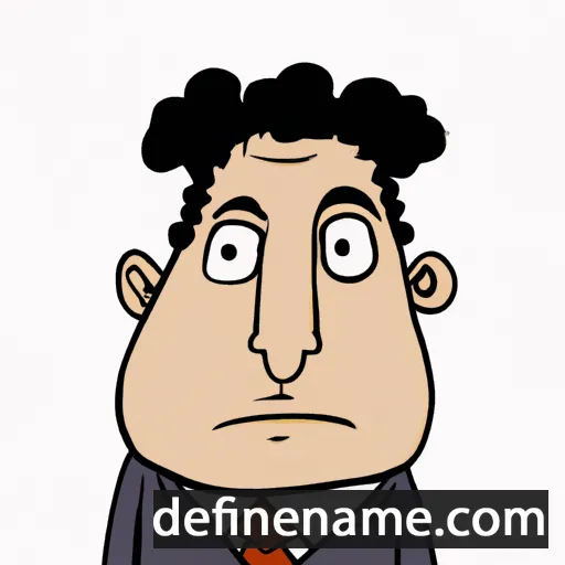 cartoon of the name Adelman