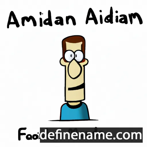 cartoon of the name Adelmann