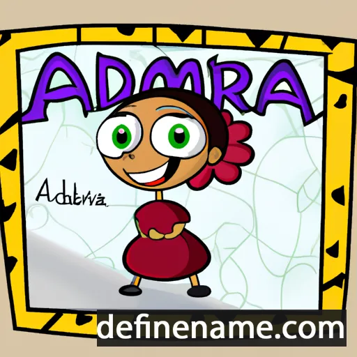 cartoon of the name Adelmara