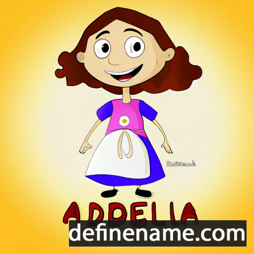 cartoon of the name Adelmia