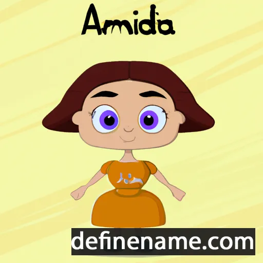 cartoon of the name Adelmira