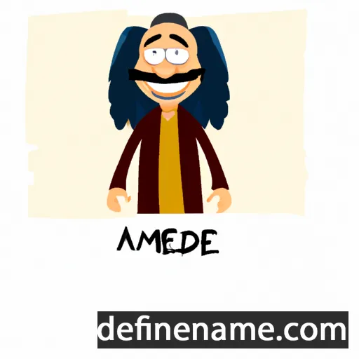 cartoon of the name Adelmoed