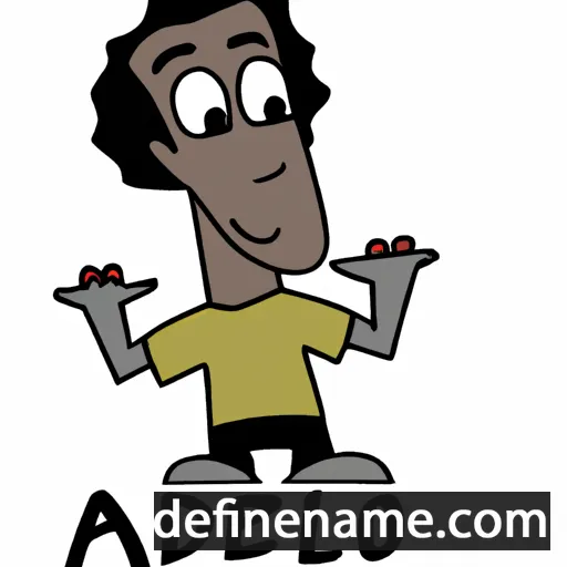 cartoon of the name Adelo