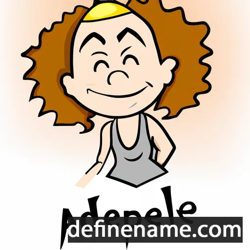 cartoon of the name Adelphe