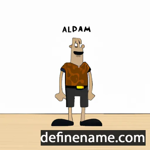 cartoon of the name Adelram