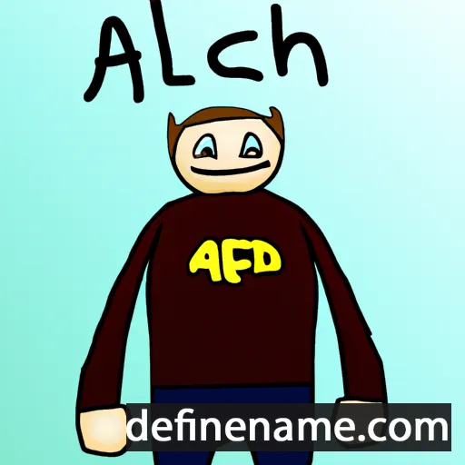 cartoon of the name Adelrich