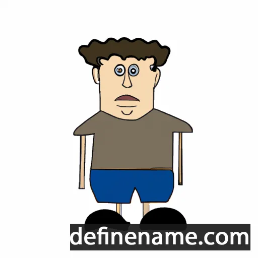 cartoon of the name Adelson