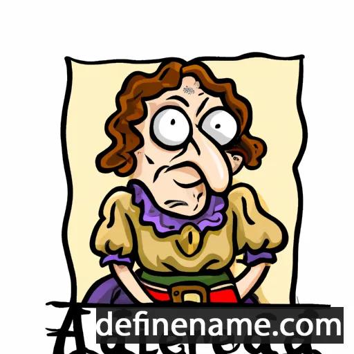 cartoon of the name Adeltrud