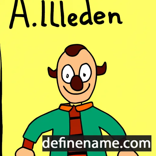 cartoon of the name Adelund