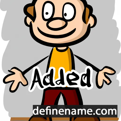 cartoon of the name Adelwald