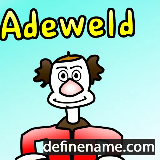 cartoon of the name Adelwijn