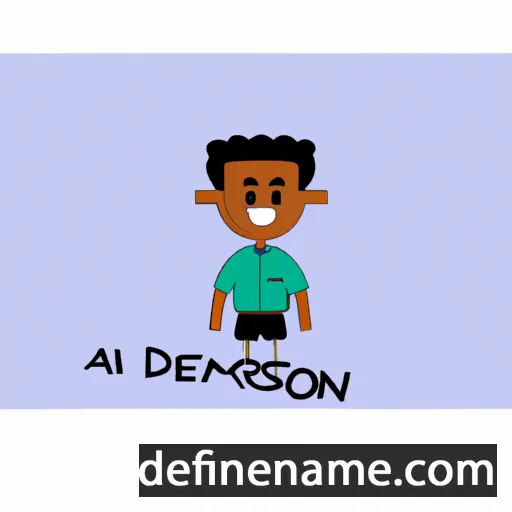 cartoon of the name Ademílson