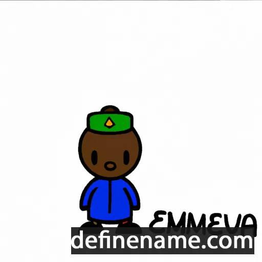 cartoon of the name Ademurewa