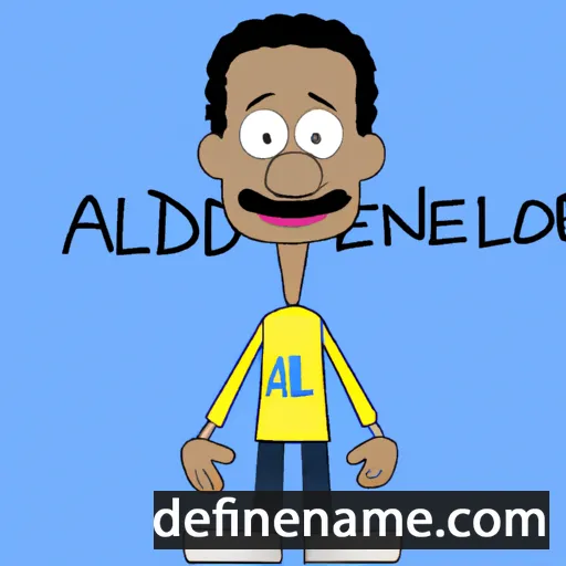 cartoon of the name Adenílson