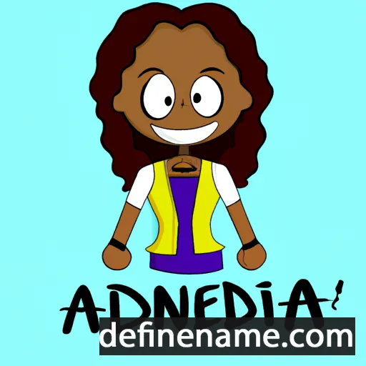 Adenízia cartoon