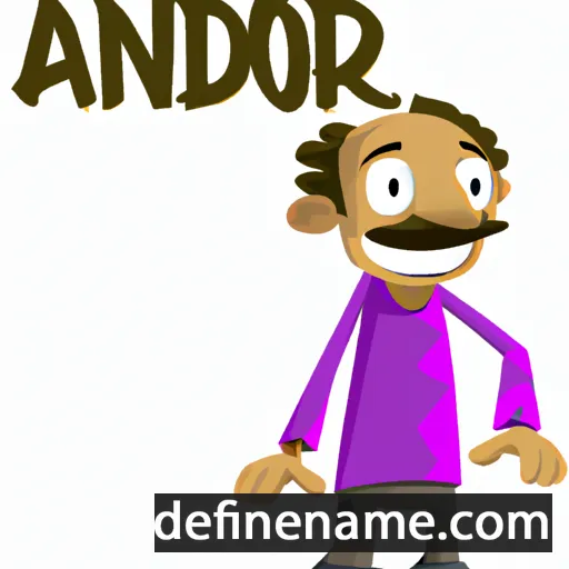 cartoon of the name Adenor