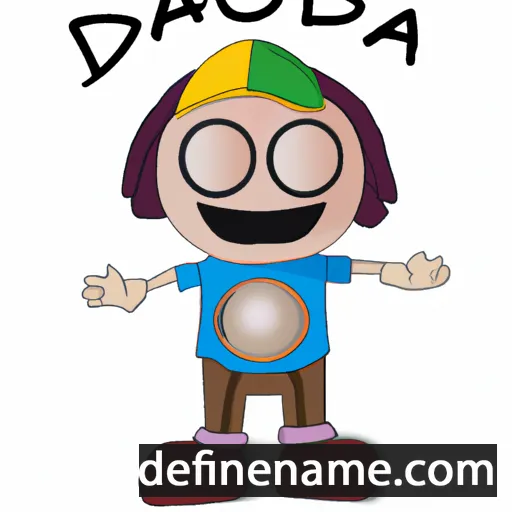 cartoon of the name Adeodáta