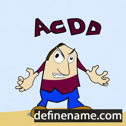 cartoon of the name Adeodat