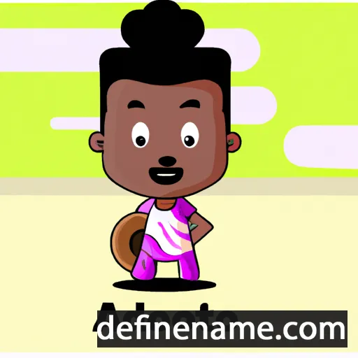 cartoon of the name Adeodatu