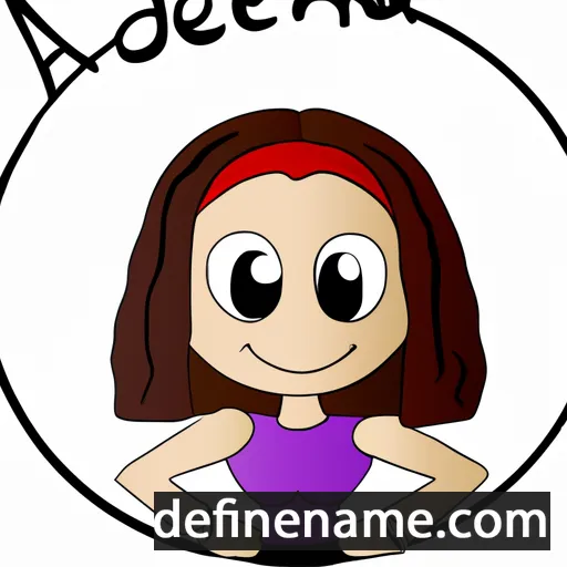 cartoon of the name Adeona