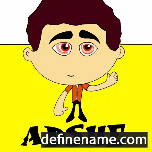 cartoon of the name Adesh