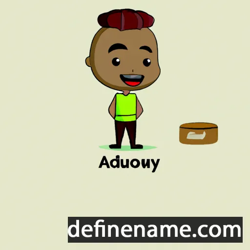 cartoon of the name Adewuyi