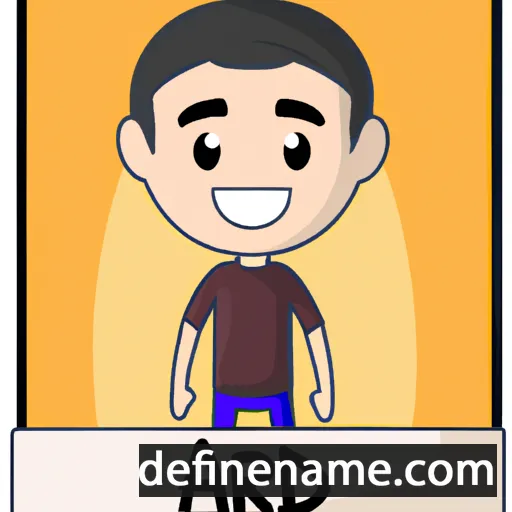 cartoon of the name Adhir