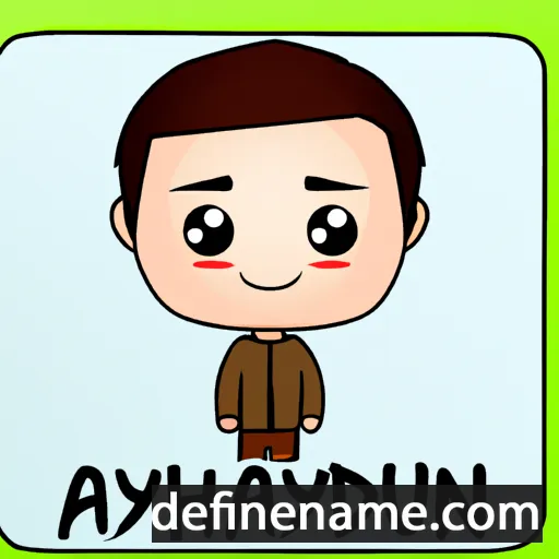 cartoon of the name Adhwynn